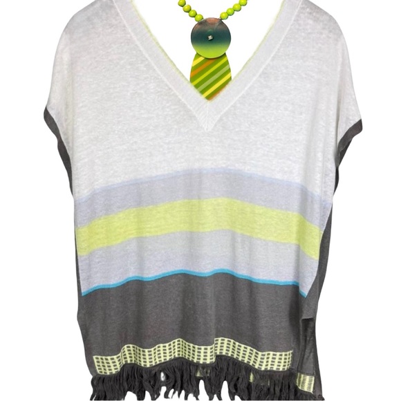 Lisa Todd Multicolor Striped Top - Picture 1 of 9